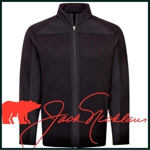 Jack Nicklaus Black Warmth Full Zip Fleece Jacket (M)